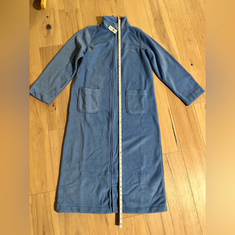L.L.Bean Fleece Robe Zip Up - BNWT - Picture 7 of 9